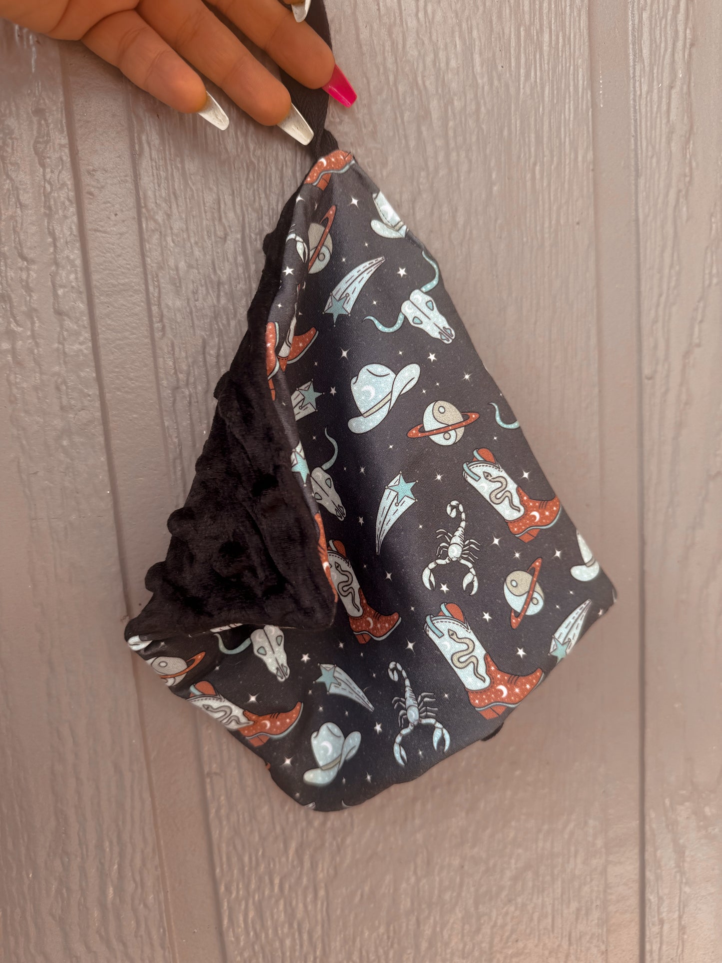 Space Cowboy Binky Blanket