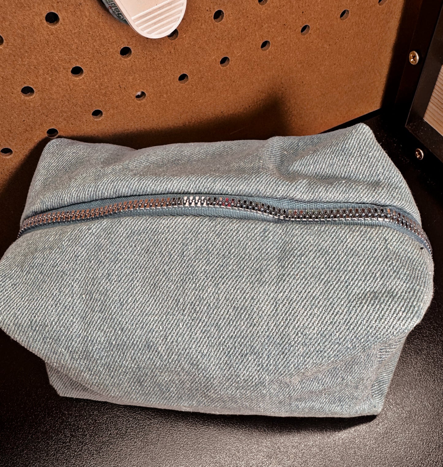 Denim Makeup Bag