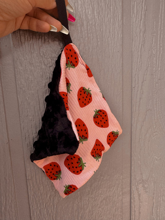 Strawberry Fields Binky Blanket