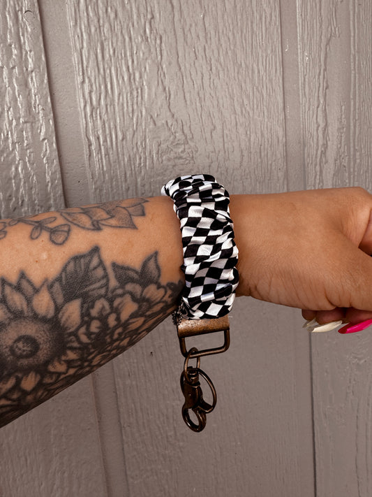 Disco Diva Scrunchie Keychain
