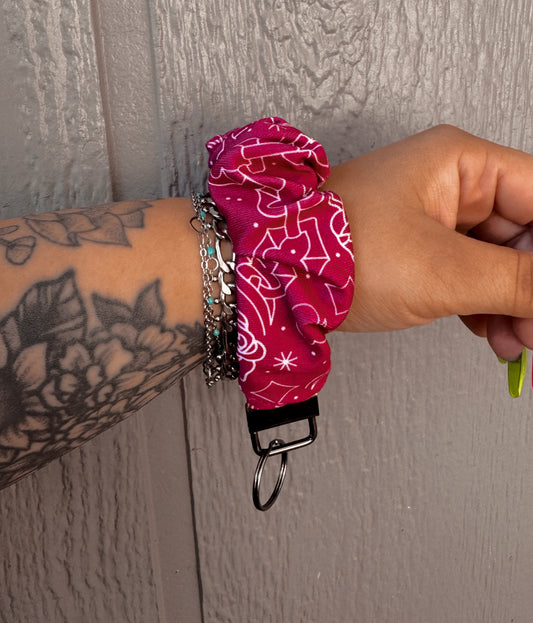 Berry Tatted Scrunchie Keychain (Exclusive)
