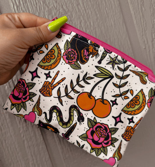 Neon Tats Pouch