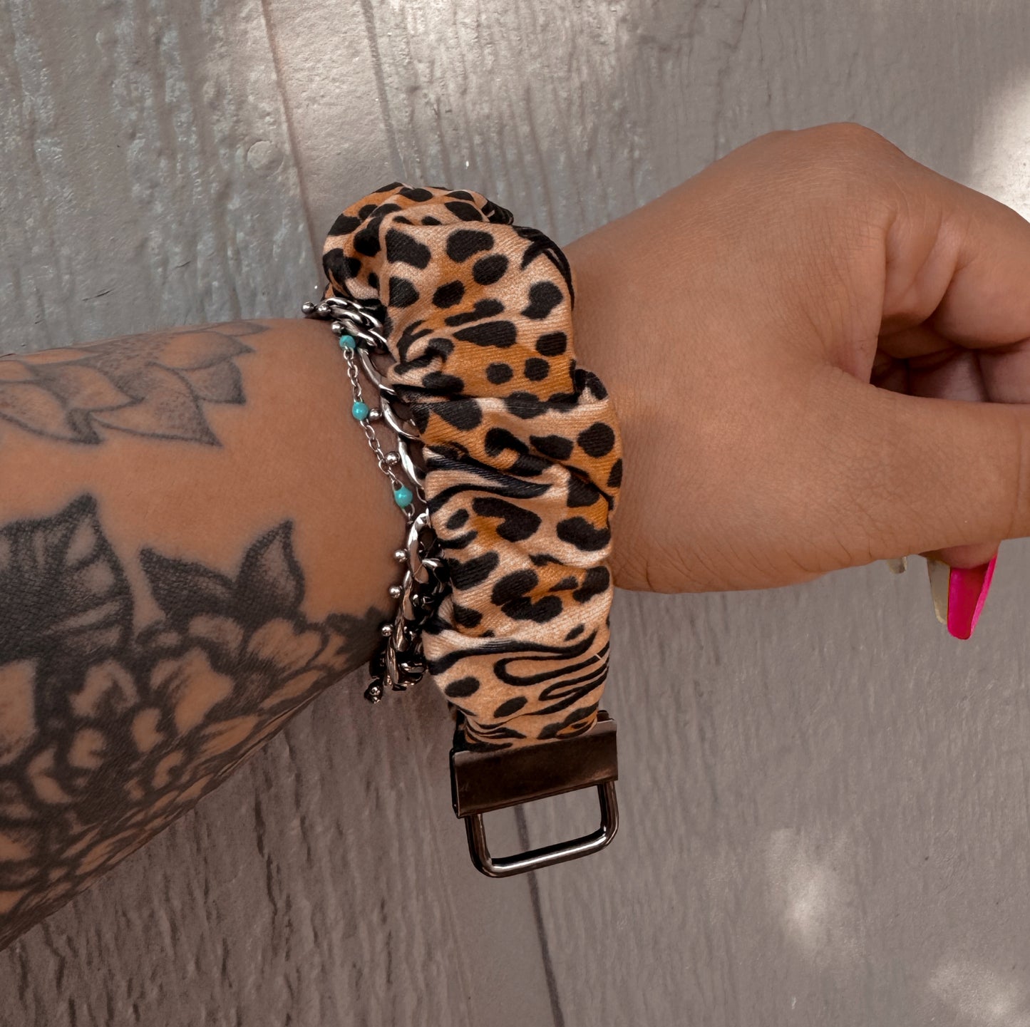 On the Prowl Scrunchie Keychain