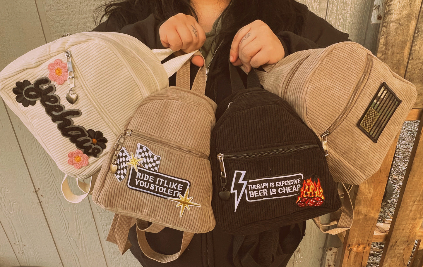 Custom Patch Backpack